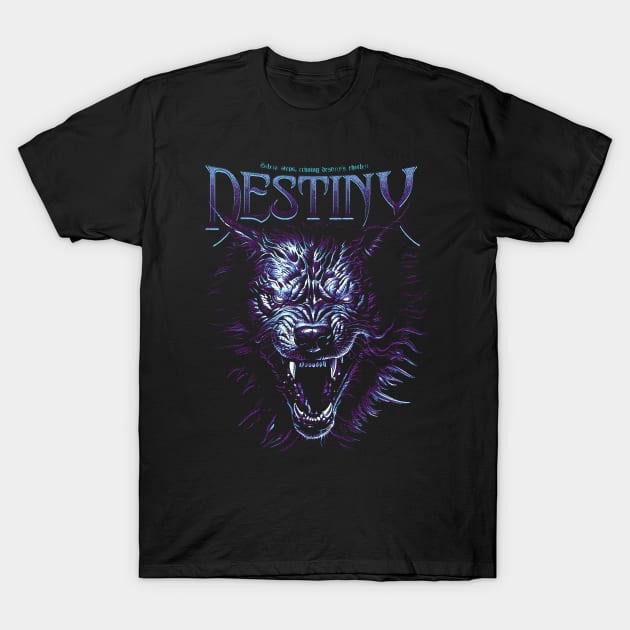 Destiny Hell Hound Streetwear Designs T-Shirt by Snoobdesignbkk